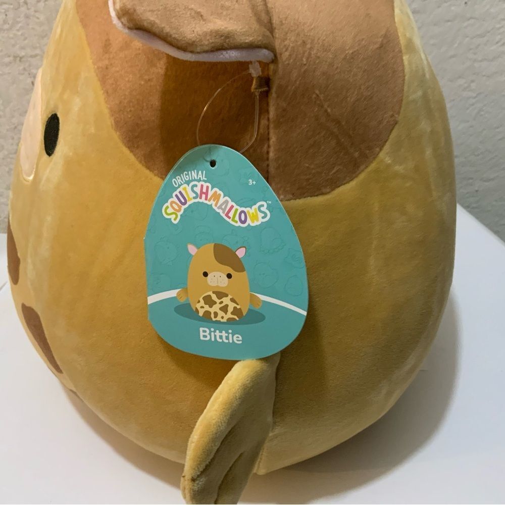 Squishmallow Exclusive 12” Bittie the Chocolate Milk Seacow ~ NEW WITH TAG - Picture 5 of 7